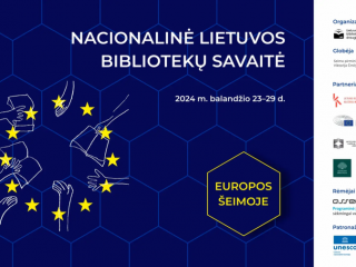 Nacionalinė Lietuvos bibliotekų savaitė šiemet kviečia kalbėti apie Europos vertybes