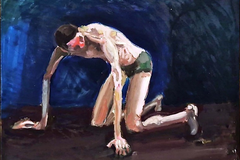 Linas Podiriaka. „Uoloje (Buvęs boksininkas)“. 2010 m.