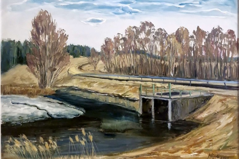 Antalieptės marios. 2022, drobė, aliejus, 60 x 80.