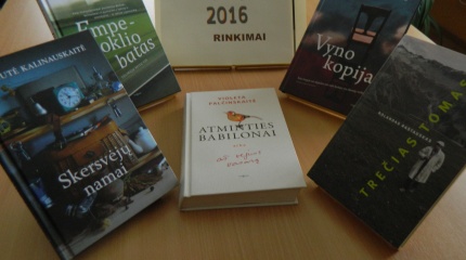 Metų knygos rinkimai Adutiškio bibliotekoje