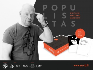 Lietuvos bibliotekose jau pasirodė kritinio mąstymo žaidimas „Populistas“